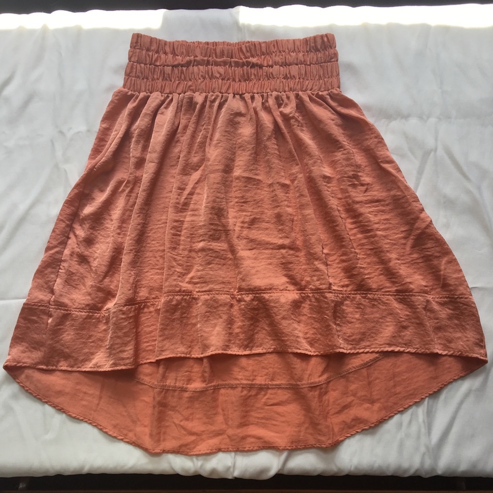 Lane Bryant - Peach High Low Skirt